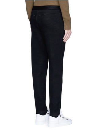 Back View - Click To Enlarge - T BY ALEXANDER WANG - Scuba neoprene jogging pants