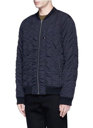 Front View - Click To Enlarge - T BY ALEXANDER WANG - Quilted bomber jacket