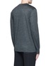 Back View - Click To Enlarge - T BY ALEXANDER WANG - Patch wool mélange T-shirt