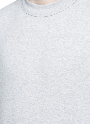 Detail View - Click To Enlarge - T BY ALEXANDER WANG - Vintage fleece cotton blend sweatshirt