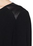 Detail View - Click To Enlarge - RAG & BONE - Howard' leather panel crepe dress