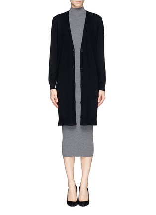 Main View - Click To Enlarge - THEORY - 'Emra' cashmere long cardigan 