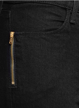 Detail View - Click To Enlarge - J BRAND - 'Photo Ready Tali' zip skinny jeans