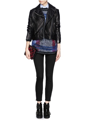 Figure View - Click To Enlarge - J BRAND - 'Photo Ready Tali' zip skinny jeans