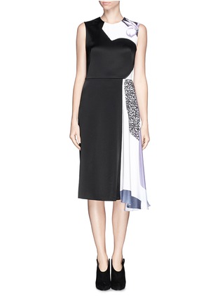 Main View - Click To Enlarge - 3.1 PHILLIP LIM - Floral collage print shadow dress