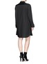 Back View - Click To Enlarge - 3.1 PHILLIP LIM - Basketweave panel poplin shirt dress 