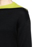 Detail View - Click To Enlarge - ALEXANDER WANG - Multigauge colourblock merino wool sweater