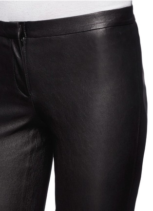 Detail View - Click To Enlarge - THEORY - 'Pittella' stretch leather pants