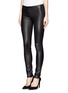 Front View - Click To Enlarge - THEORY - 'Pittella' stretch leather pants