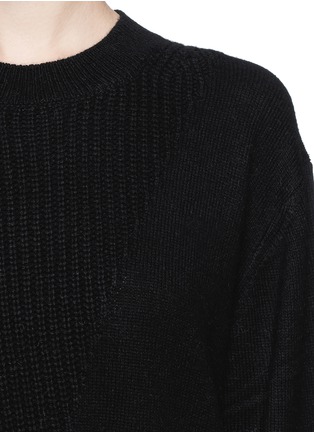 Detail View - Click To Enlarge - 3.1 PHILLIP LIM - Alpaca-cashmere contrast knit sweater