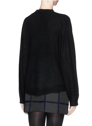 Back View - Click To Enlarge - 3.1 PHILLIP LIM - Alpaca-cashmere contrast knit sweater
