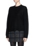 Front View - Click To Enlarge - 3.1 PHILLIP LIM - Alpaca-cashmere contrast knit sweater