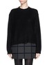 Main View - Click To Enlarge - 3.1 PHILLIP LIM - Alpaca-cashmere contrast knit sweater