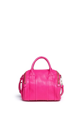 Back View - Click To Enlarge - ALEXANDER WANG - 'Rockie' mini leather duffle