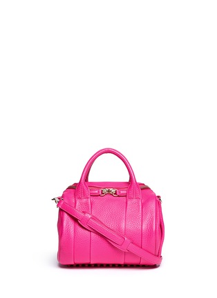 Main View - Click To Enlarge - ALEXANDER WANG - 'Rockie' mini leather duffle