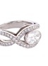 Detail View - Click To Enlarge - MELLERIO - Diamond 18k white gold twist band ring