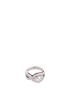 Main View - Click To Enlarge - MELLERIO - Diamond 18k white gold twist band ring