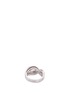 Figure View - Click To Enlarge - MELLERIO - Diamond 18k white gold twist band ring