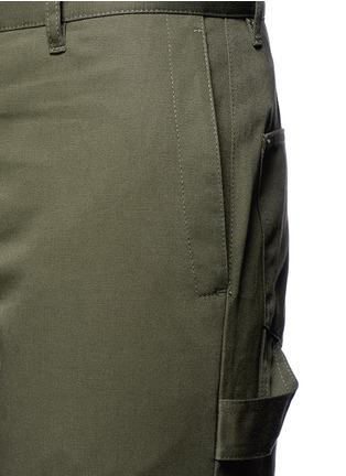 Detail View - Click To Enlarge - BALENCIAGA - Slim fit cotton cargo pants
