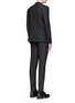 Back View - Click To Enlarge - NEIL BARRETT - Slim fit stretch gabardine suit