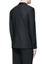 Back View - Click To Enlarge - NEIL BARRETT - Satin shawl lapel tuxedo blazer