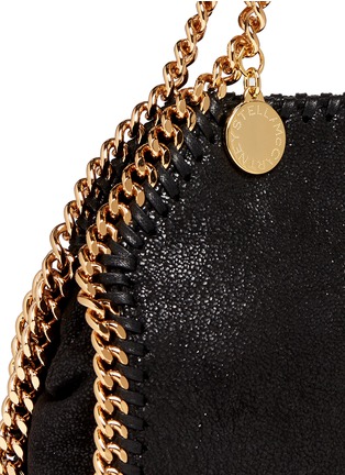 Detail View - Click To Enlarge - STELLA MCCARTNEY - 'Falabella' tiny shaggy deer crossbody chain tote