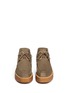 Front View - Click To Enlarge - STELLA MCCARTNEY - 'Brody' faux suede loafer boots