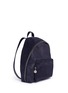 Front View - Click To Enlarge - STELLA MCCARTNEY - 'Falabella' small shaggy deer chain backpack
