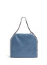 Back View - Click To Enlarge - STELLA MCCARTNEY - 'Falabella' small colourblock shaggy deer chain tote