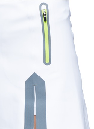 Detail View - Click To Enlarge - LAAIN - Neon trim tech jersey tennis skirt