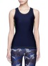 Main View - Click To Enlarge - LAAIN - Camouflage colourblock tank top