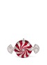 Back View - Click To Enlarge - JUDITH LEIBER - 'Peppermint Candy' crystal pavé minaudière
