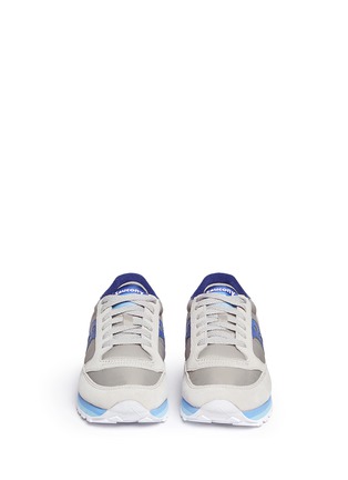 Figure View - Click To Enlarge - SUACONY - 'Jazz O Rainbow' suede combo sneakers