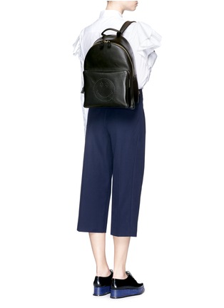 Figure View - Click To Enlarge - ANYA HINDMARCH - 'Smiley' leather backpack