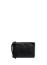 Main View - Click To Enlarge - ANYA HINDMARCH - 'Smiley' leather zip pouch