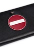 Detail View - Click To Enlarge - ANYA HINDMARCH - 'No Entry' leather zip continental wallet