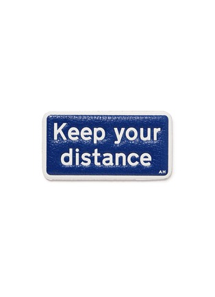 Main View - Click To Enlarge - ANYA HINDMARCH - x Chaos Fashion 'Keep Your Distance' leather sticker