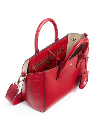 Detail View - Click To Enlarge - ANYA HINDMARCH - 'Men At Work Featherweight Ebury' mini crossbody bag