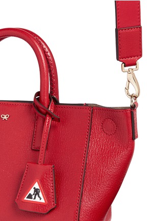 Detail View - Click To Enlarge - ANYA HINDMARCH - 'Men At Work Featherweight Ebury' mini crossbody bag