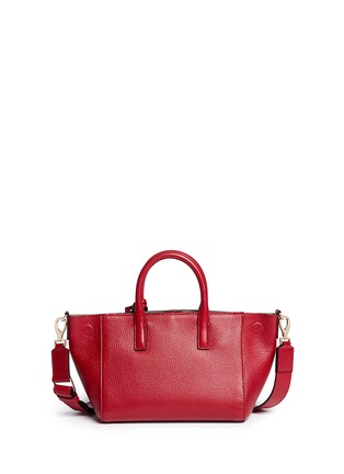 Back View - Click To Enlarge - ANYA HINDMARCH - 'Men At Work Featherweight Ebury' mini crossbody bag