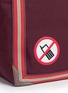 Detail View - Click To Enlarge - ANYA HINDMARCH - 'No Mobile' small canvas shopper tote