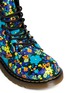 Detail View - Click To Enlarge - DR. MARTENS - 'Delaney' floral print leather kids boots