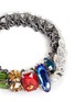 Detail View - Click To Enlarge - MOUNSER - 'Page' rhinestone pavé rainbow gem bracelet