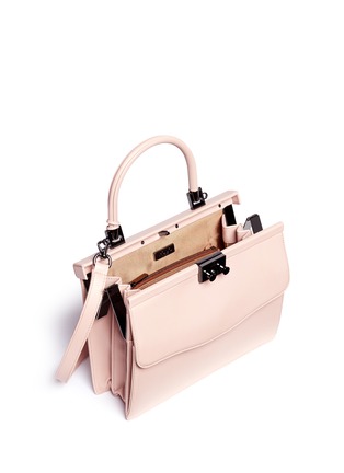 Detail View - Click To Enlarge - RODO - Small calf leather frame satchel
