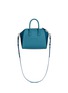 Back View - Click To Enlarge - GIVENCHY - 'Antigona' mini patent leather combo bag