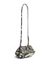 Front View - Click To Enlarge - GIVENCHY - 'Pandora' mini baby's breath floral print leather bag