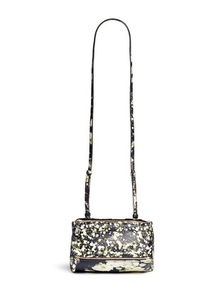 Main View - Click To Enlarge - GIVENCHY - 'Pandora' mini baby's breath floral print leather bag
