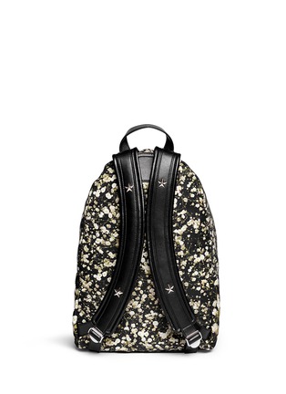 Back View - Click To Enlarge - GIVENCHY - Baby's breath floral print small nylon backpack