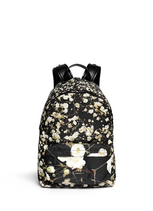 Main View - Click To Enlarge - GIVENCHY - Baby's breath floral print small nylon backpack