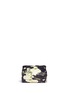 Back View - Click To Enlarge - GIVENCHY - 'Pandora' baby's breath floral print leather wristlet pouch
